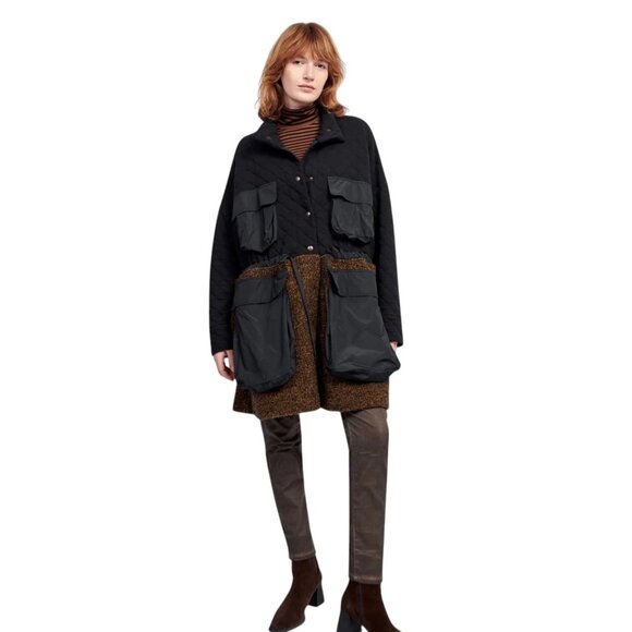 ALEMBIKA URBAN Jacket Supply Honey Black Size M(US 12-14) New With Tags - Picture 2 of 11